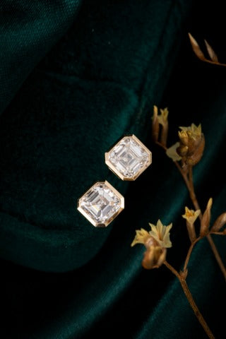 Lab Grown Diamond Earring-ZBE0070-0.70CT