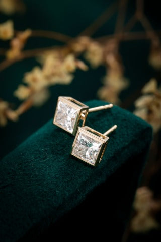 Lab Grown Diamond Earring-ZBE0138-0.70CT