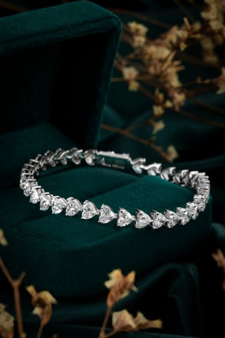 Lab Grown Diamond Bracelet-ZBB0050-4.6*4.2MM