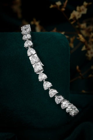 Lab Grown Diamond Bracelet-ZBB0050-4.6*4.2MM