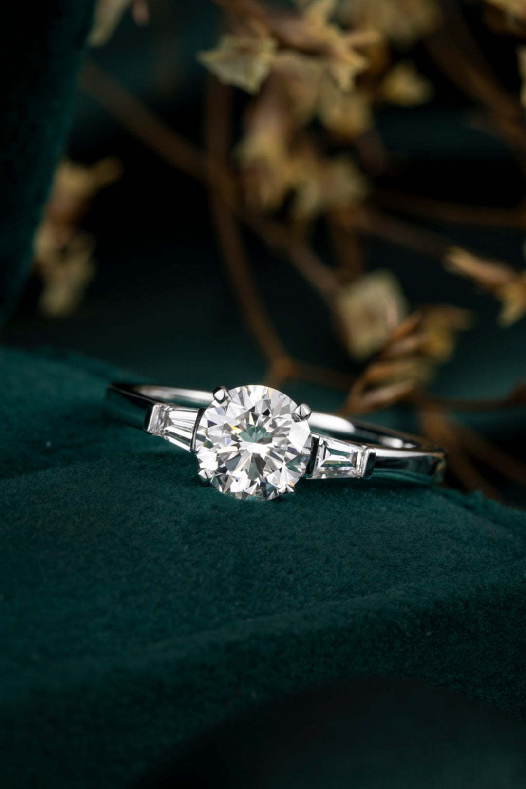 Lab Grown Diamond Ring-ZBR0155-1.00CT