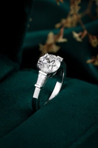 Lab Grown Diamond Ring-ZBR0155-1.50CT