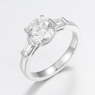 Lab Grown Diamond Ring-ZBR0155-1.50CT