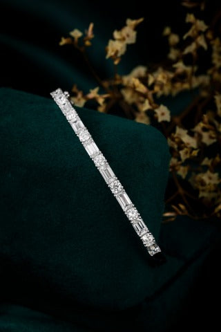 Lab Grown Diamond Bracelet-ZBB0025-1