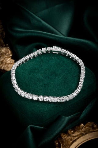 Lab Grown Diamond Bracelet-ZBB0035-3.7MM