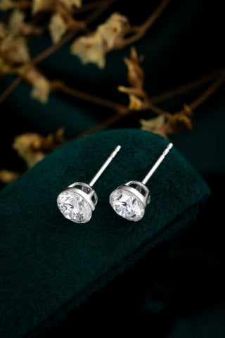 Lab Grown Diamond Earring-ZBE0146-0.50CT