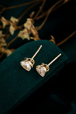 Lab Grown Diamond Earring-ZBE0139-0.50CT R