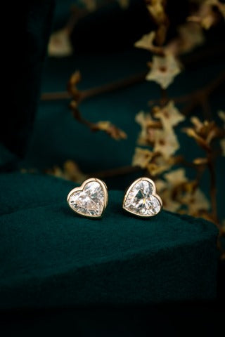 Lab Grown Diamond Earring-ZBE0139-0.50CT R