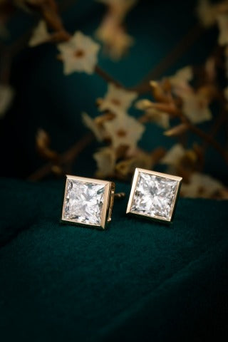 Lab Grown Diamond Earring-ZBE0138-0.70CT