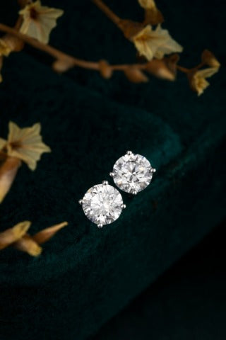 Lab Grown Diamond Earring-ZBE0097-0.20CT