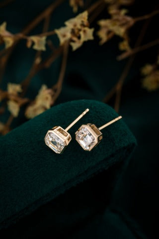 Lab Grown Diamond Earring-ZBE0070-0.70CT