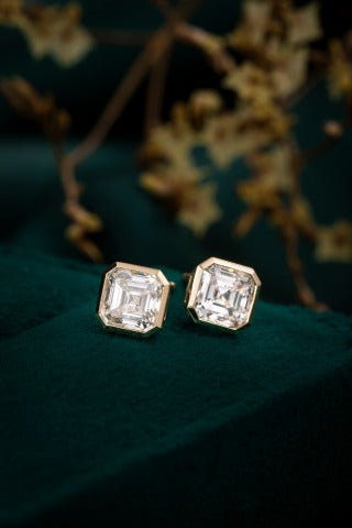 Lab Grown Diamond Earring-ZBE0070-0.70CT