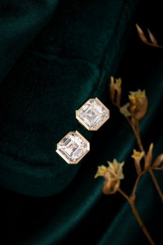 Lab Grown Diamond Earring-ZBE0070-0.70CT