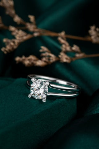 Lab Grown Diamond Ring-ZBR0158-1.00CT