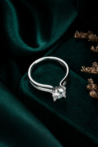 Lab Grown Diamond Ring-ZBR0158-1.00CT