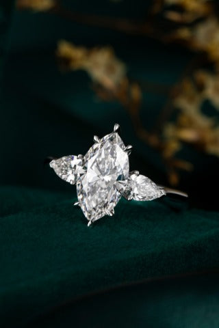 Lab Grown Diamond Ring-ZBR0187-2.00CT