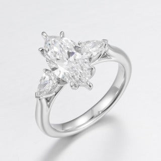 Lab Grown Diamond Ring-ZBR0187-2.00CT