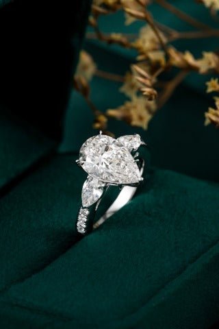 Lab Grown Diamond Ring-ZBR0189-3.00CT