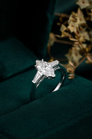 Lab Grown Diamond Ring-ZBR0186-1.00CT