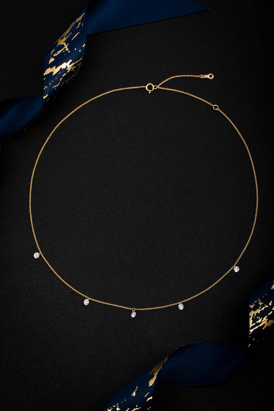 Lab Grown Diamond Necklace-ZBN0095