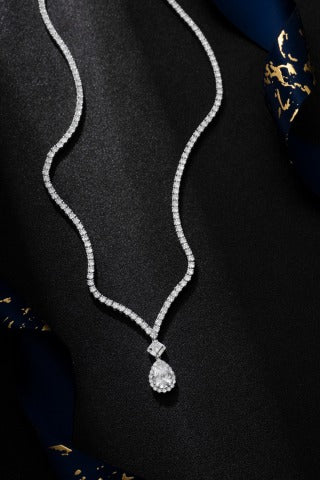 Lab Grown Diamond Necklace-ZBN0056