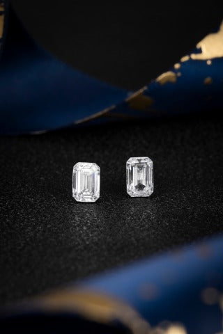 Lab Grown Diamond Earring-ZBE0142-0.70CT