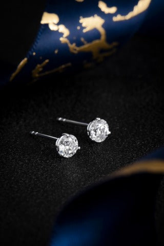 Lab Grown Diamond Earring-ZBE0181-0.4CT