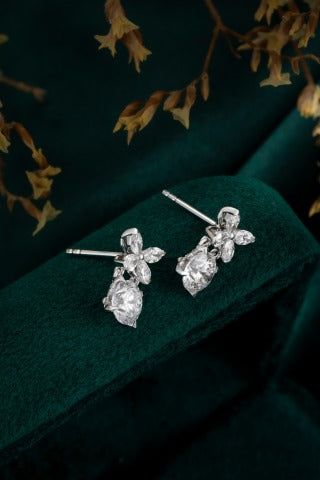 Lab Grown Diamond Earring-ZBE0183-0.60CT