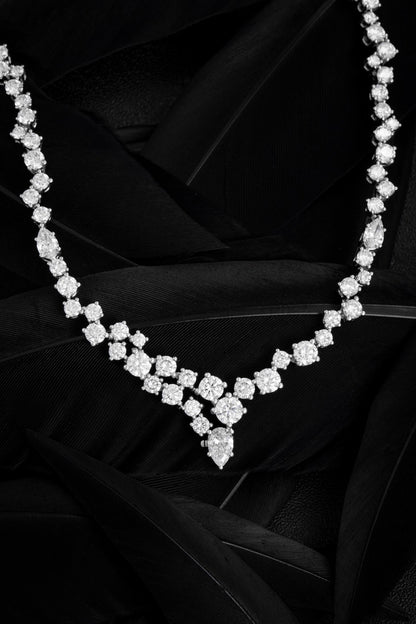 Lab Grown Diamond Necklace-ZBN0030