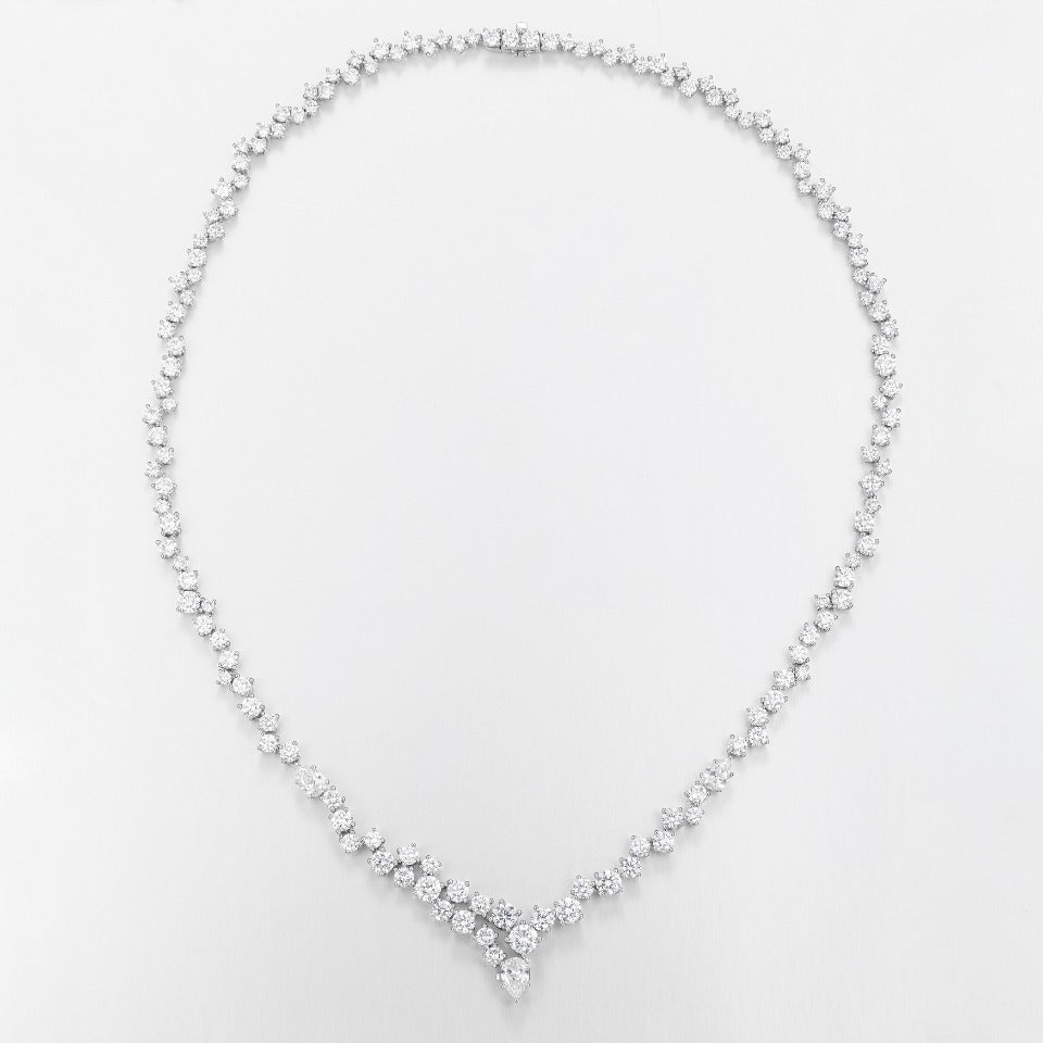 Lab Grown Diamond Necklace-ZBN0030